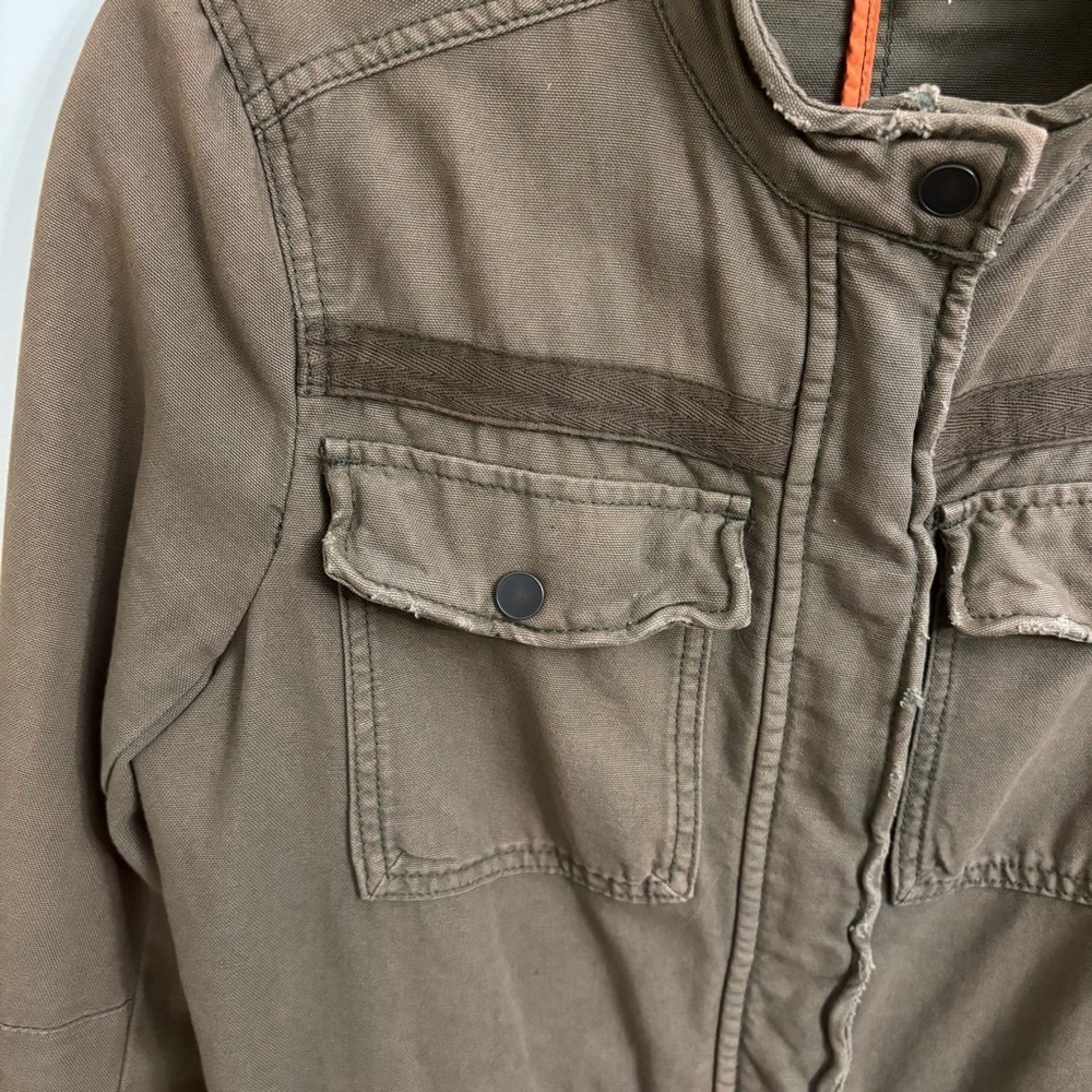 Free People Tan Military Jacket - Picture 4 of 10